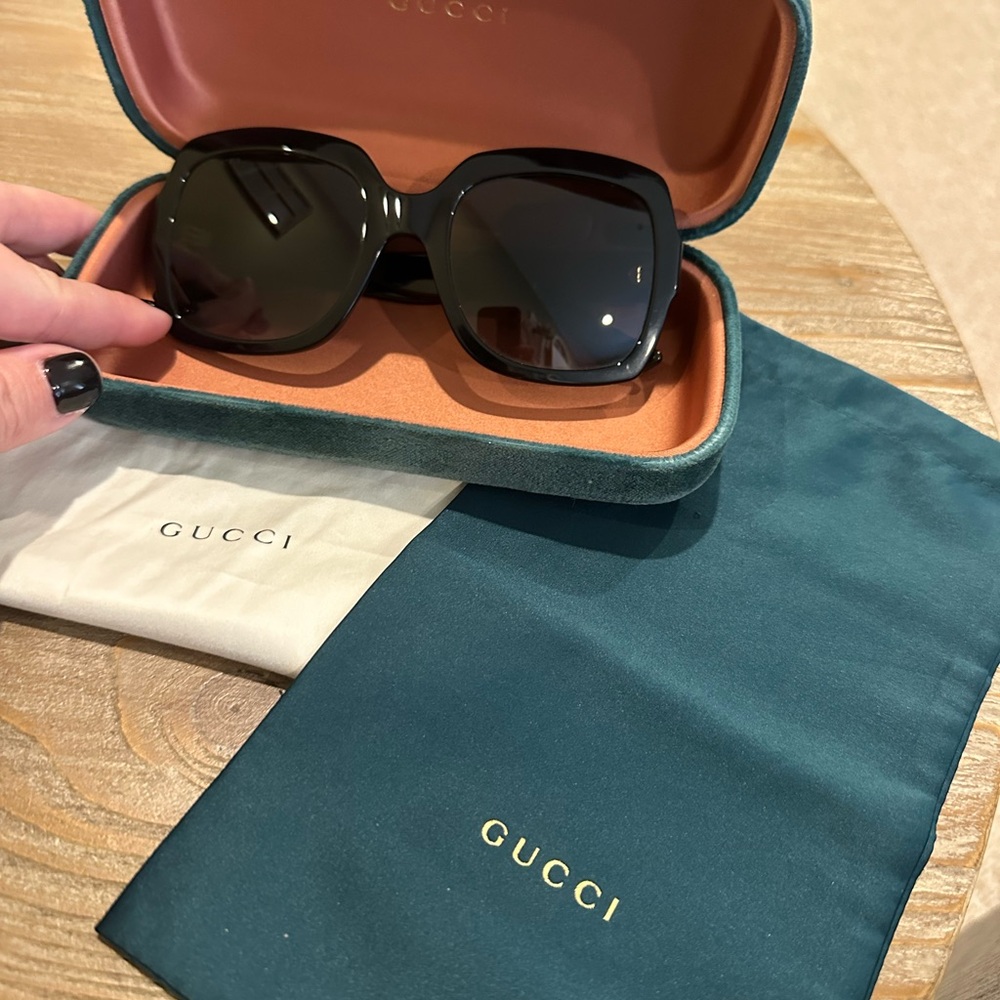 GUCCI Sunglasses - style #GG0036SN- gently used